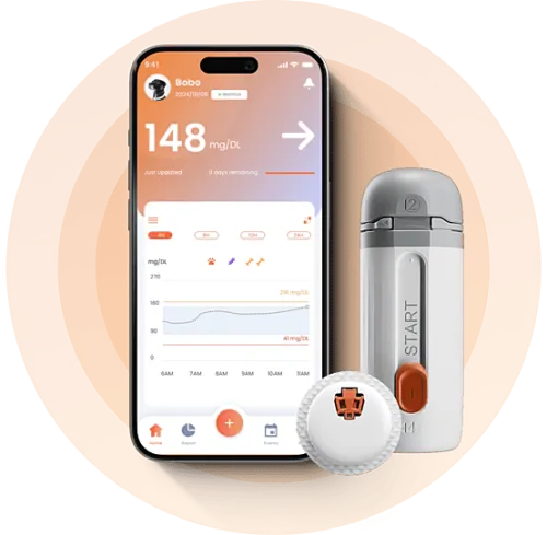 CGM System FurCarer urządzenie do badania glukozy pet cgm_product.png
