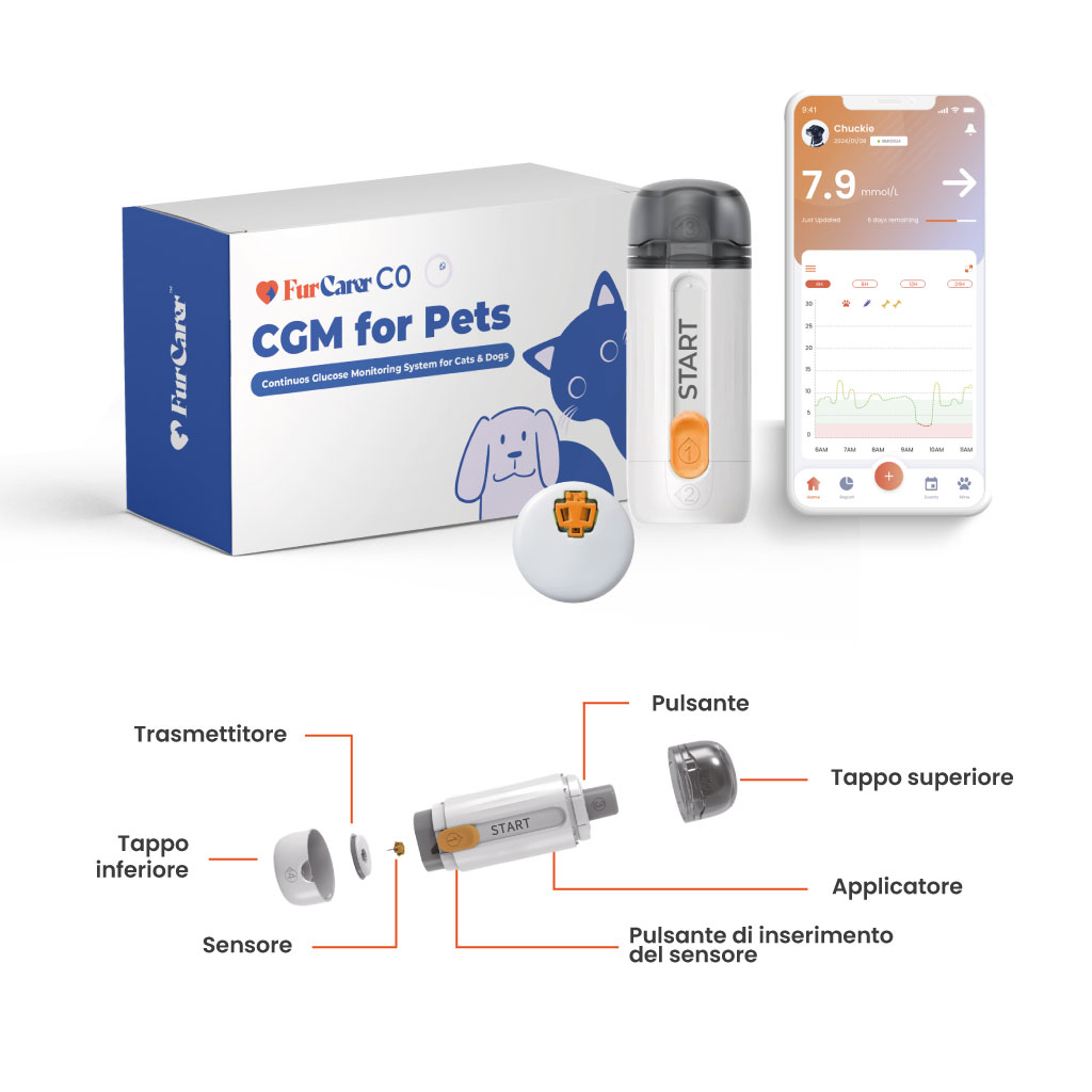 CGM System FurCarer urządzenie do badania glukozy