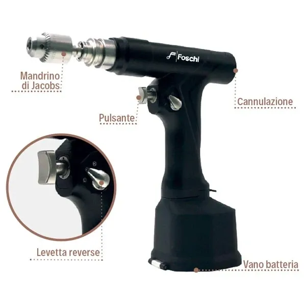 Piła oscylacyjna + zestaw wierteł premium Foschi