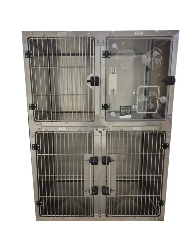 Zestaw klatek ze stali nierdzewnej z klatką tlenową KA509.webp