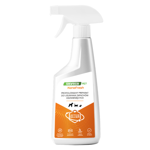 SILVECO PET NanoFresh do usuwania zapachów 500ml png-nawww.png
