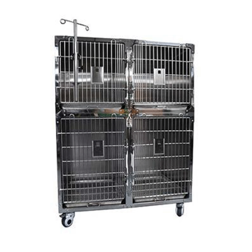 Klatka ze stali nierdzewnej 122x70x157 cm Klatka ze stali nierdzewnej 122x70x157 cm.png