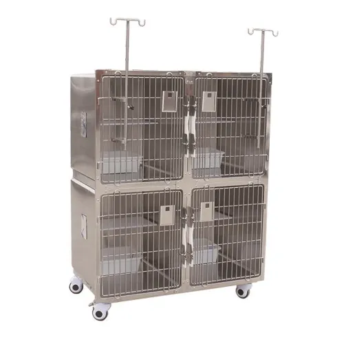 Klatka stalowa dla kotów 122x70x157 cm