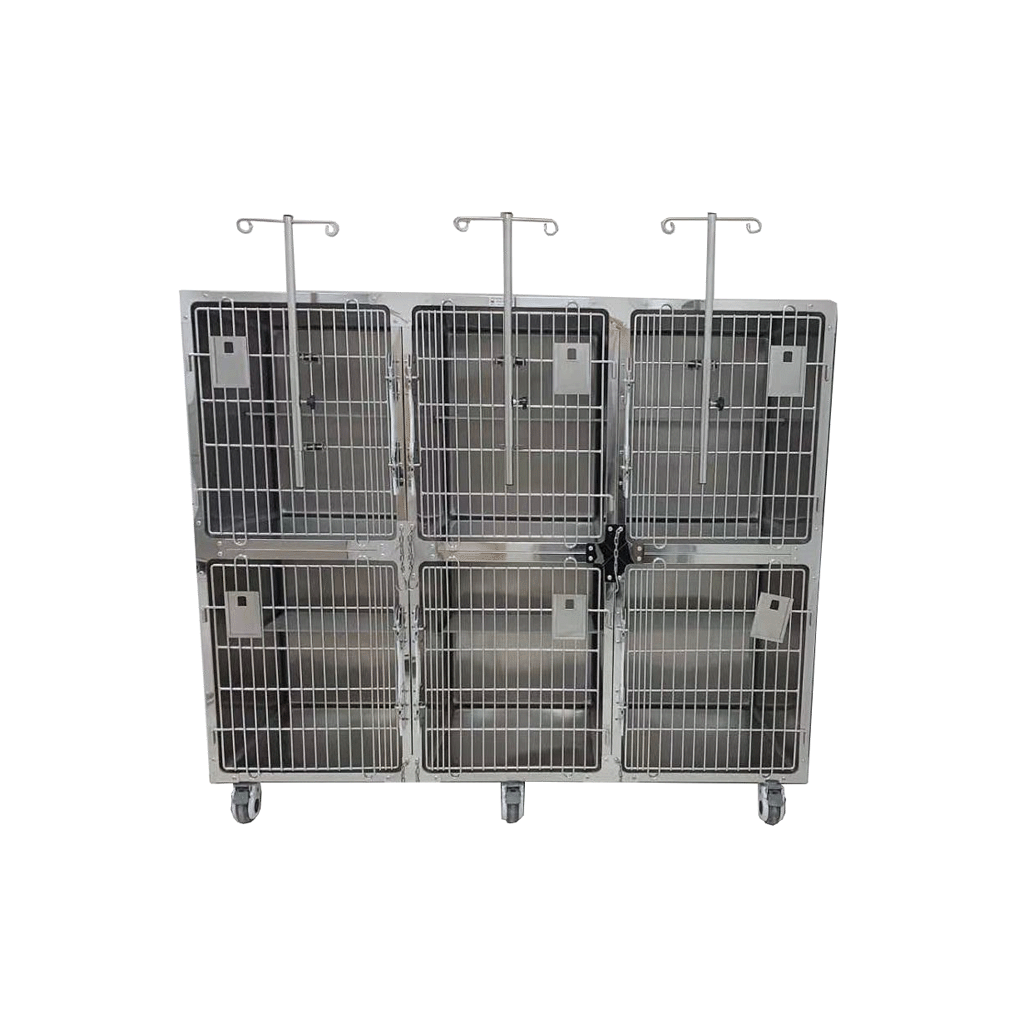 Klatka stalowa 6-komorowa na kołach TTCC-16