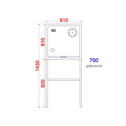 Klatka tlenowa na wózku jezdnym 61x70x143 cm TTOCT-04.png