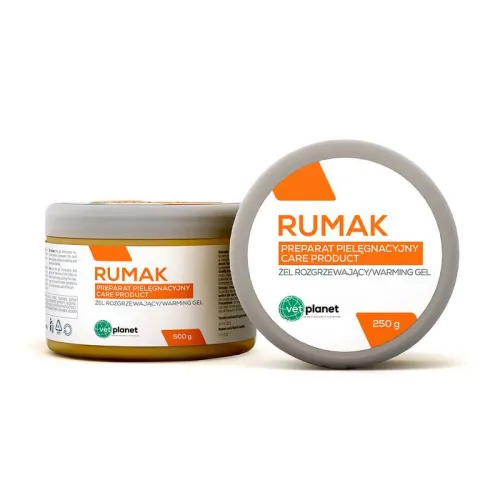 Rumak rozgrzewający żel dla koni na obrzęki 500 g