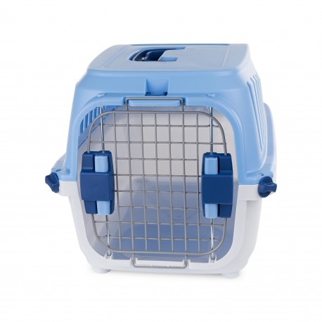 Transporter metalowe drzwiczki 55 x 35 x 32 cm transporter-dla-psa-55x35x325-szaro-niebieski (2).jpg