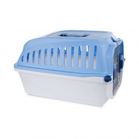 Transporter metalowe drzwiczki 55 x 35 x 32 cm transporter-dla-psa-55x35x325-szaro-niebieski (1).jpg