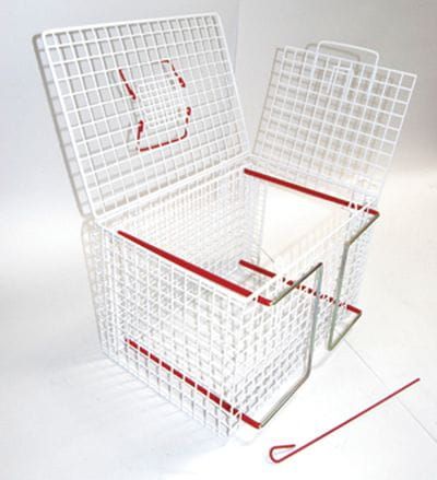 Przenośna klatka zabiegowa 46 x 29 x 29 cm Klatka zabiegowa otwierana góra i bok 15,10.jpg