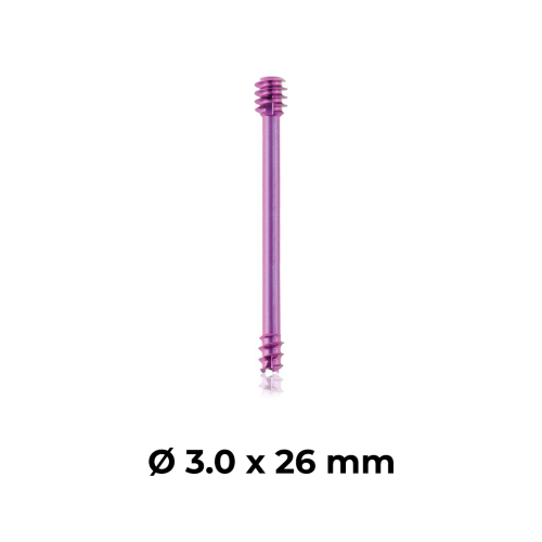 Śruba kompresyjna mikrotytanowa Ø 3.0 x 26 mm.png