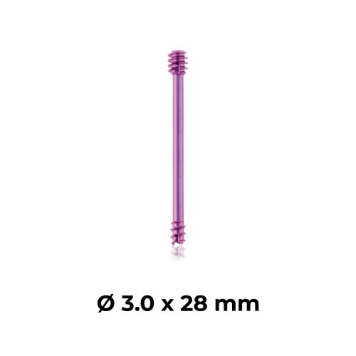 Śruba kompresyjna mikrotytanowa Ø 3.0 x 28 mm.png