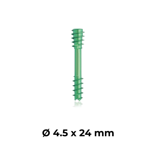 Śruba kompresyjna tytanowa zielona Ø 4.5 x 24 mm.png