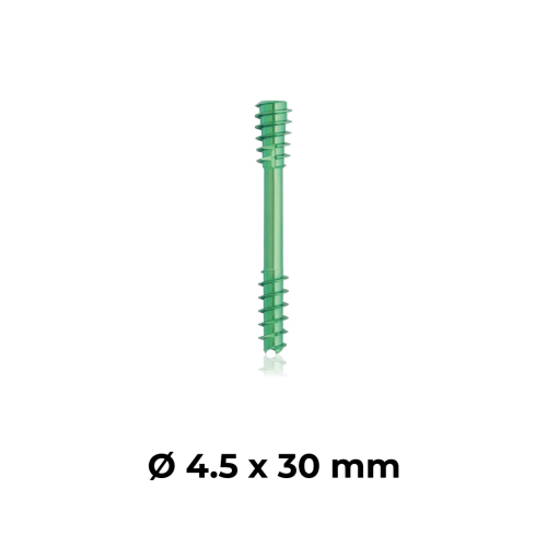 Śruba kompresyjna tytanowa zielona Ø 4.5 x 30 mm.png