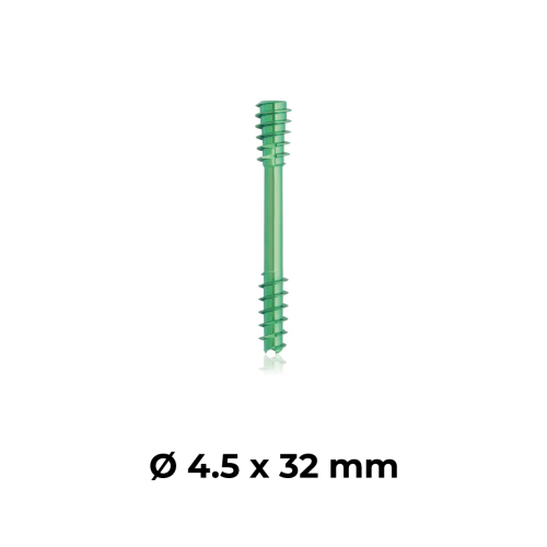 Śruba kompresyjna tytanowa zielona Ø 4.5 x 32 mm.png