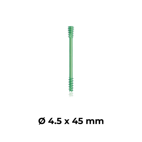 Śruba kompresyjna tytanowa zielona Ø 4.5 x 45 mm.png
