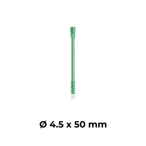 Śruba kompresyjna tytanowa zielona Ø 4.5 x 50 mm.png