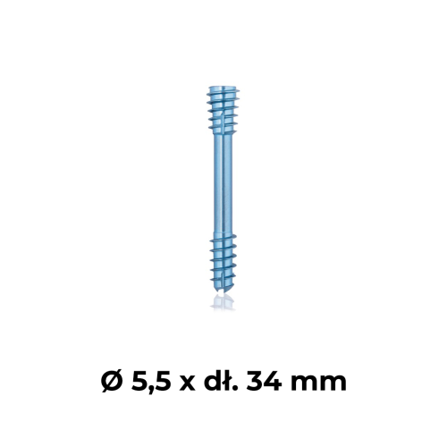Śruba kompresyjna tytanowa jasnoniebieska Ø 5,5 x dł. 34 mm.png
