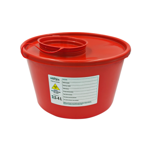 Pojemnik na odpady medyczne czerwony Pojemnik na odpady medyczne czerwony 3,5 l.png