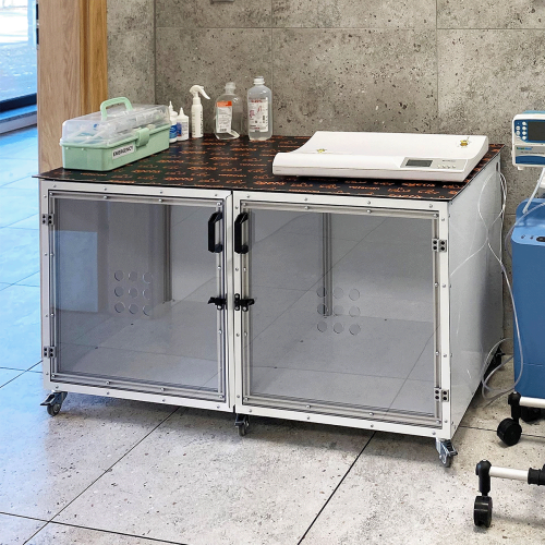 Podwójna klatka z ruchomą przegrodą 60x120x60 cm Podwójna klatka z ruchomą przegrodą-2.png