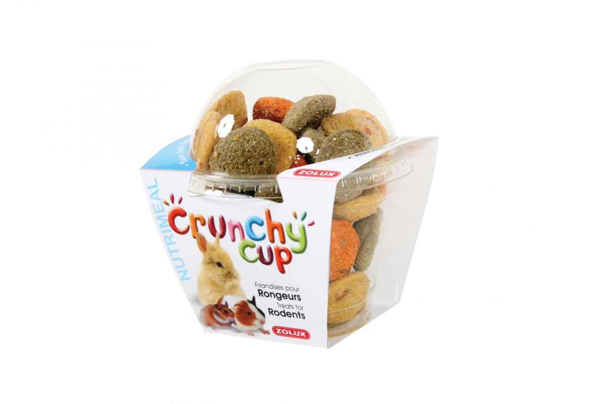 CRUNCHY CUP przysmaki dla gryzonia marchew lucerna