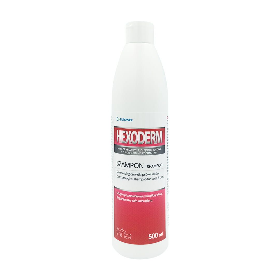 Hexoderm szampon dla psów i kotów 500 ml Eurowet.jpg