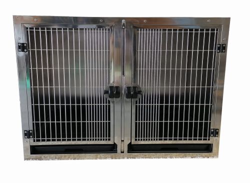 Klatka weterynaryjna dla zwierząt stal kwasoodporna rozmiar L klatka zamknieta.jpg