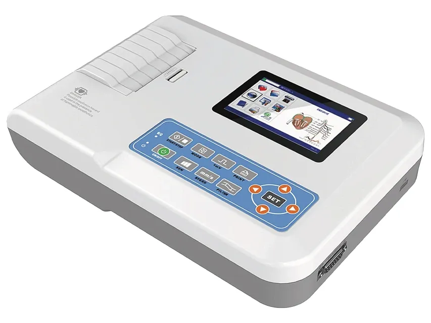 EKG weterynaryjne 3 kanały z monitorem ECG300G-VET