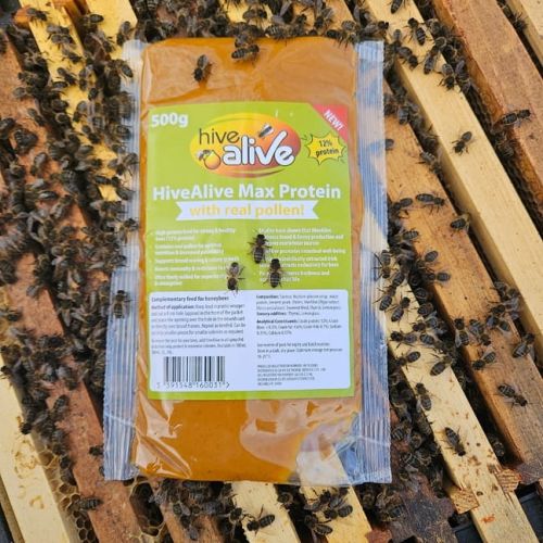 HIVEALIVE MAX PROTEIN ciasto z pyłkiem 500g HiveAlive-Max-Protein-1.jpg