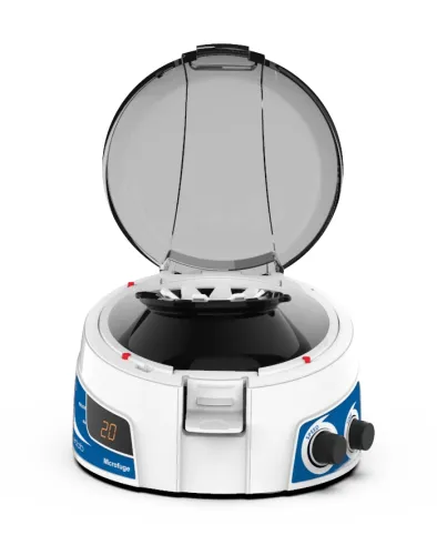 Wirówka weterynaryjna mikro M08VT iFuge Mikrowirówka weterynaryjna M08VT iFuge z rotorem do probówek 0,5–2 ml. Kompaktowa obudowa, intuicyjny panel sterowania i solidna konstrukcja gotowa do pracy diagnostycznej.