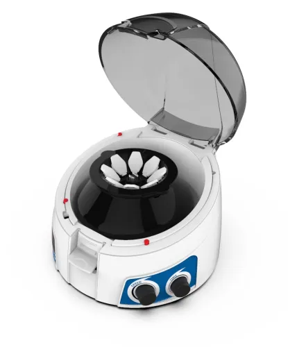 Wirówka weterynaryjna mikro M08VT iFuge Mikrowirówka weterynaryjna M08VT iFuge z rotorem do probówek 0,5–2 ml. Kompaktowa obudowa, intuicyjny panel sterowania i solidna konstrukcja gotowa do pracy diagnostycznej.