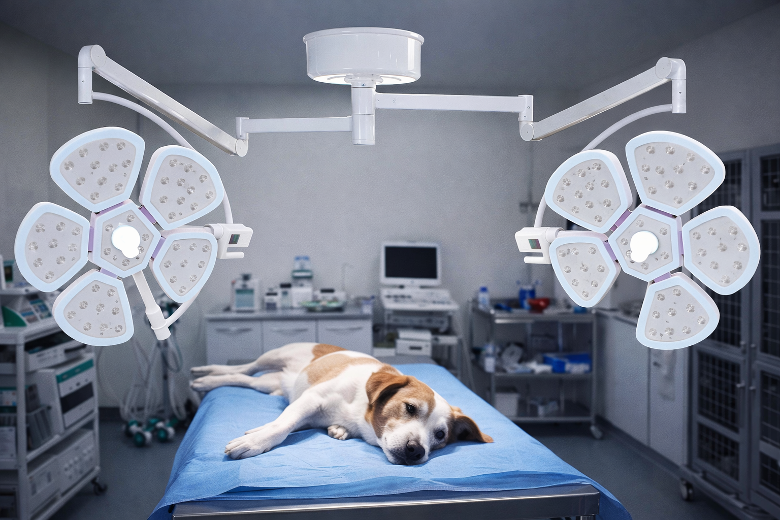 Lampy operacyjno-zabiegowe bezcieniowe – TOP 5 modeli dla weterynarii